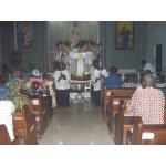 on the eve of the assuimption in the church about to move for the procession.JPG